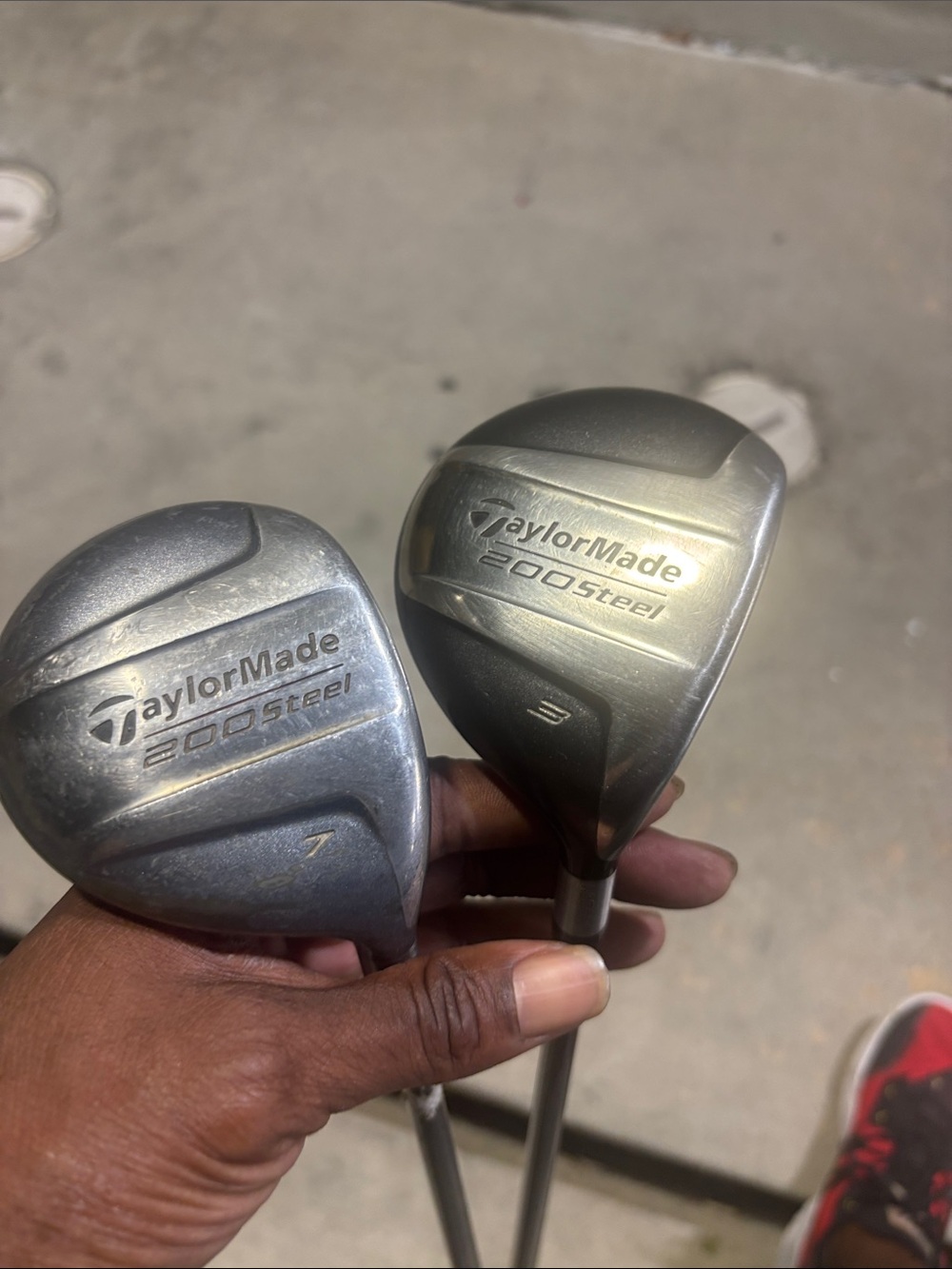 Taylormade 7 and 3 wood